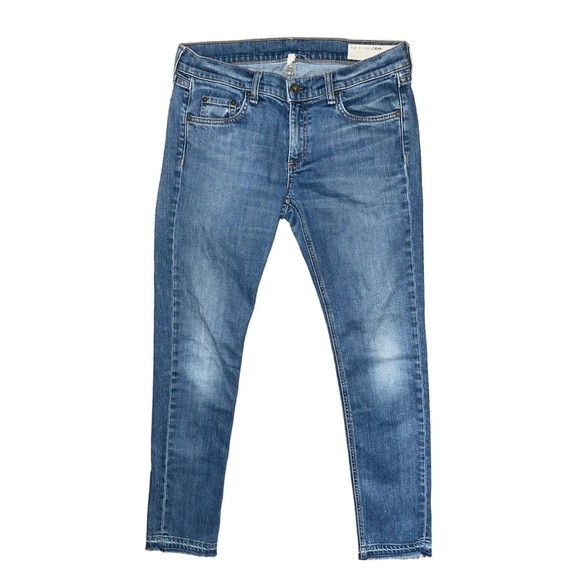 Rag & Bone Jeans Women’s 27 The Dre Blue Denim - Picture 1 of 8